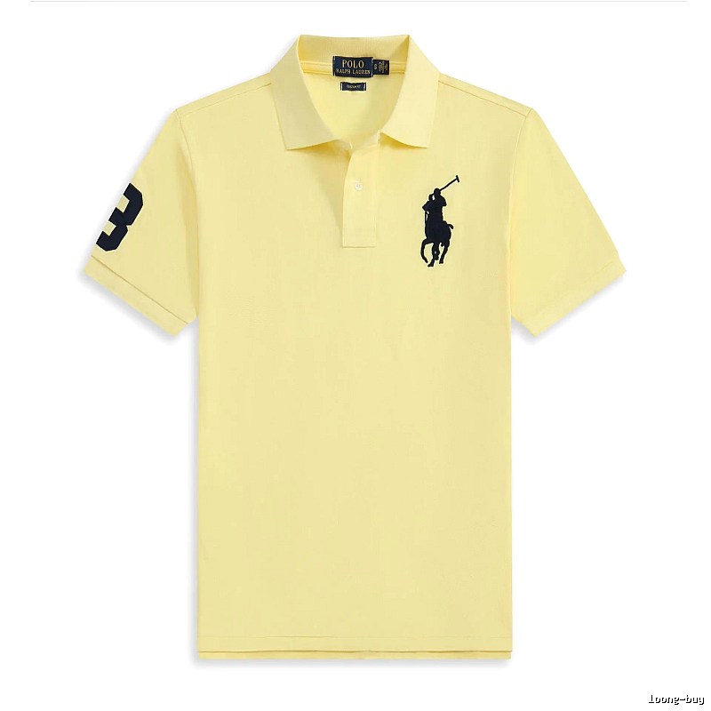 Ralph Lauren Polo Series Casual Yellow Polo Shirt