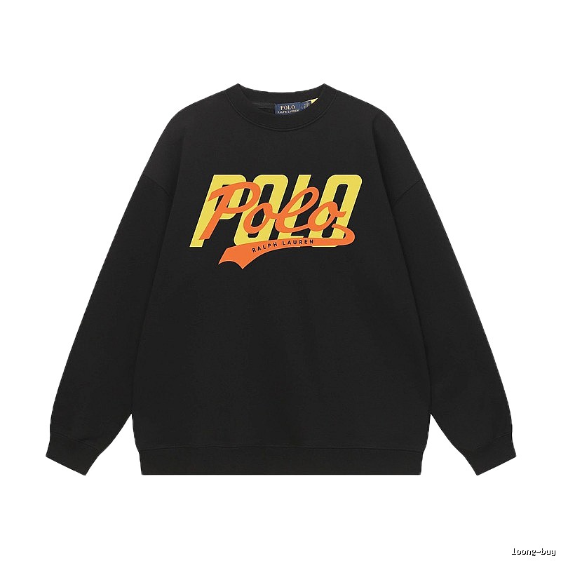 Ralph Lauren Polo trendy brand black sweatshirt