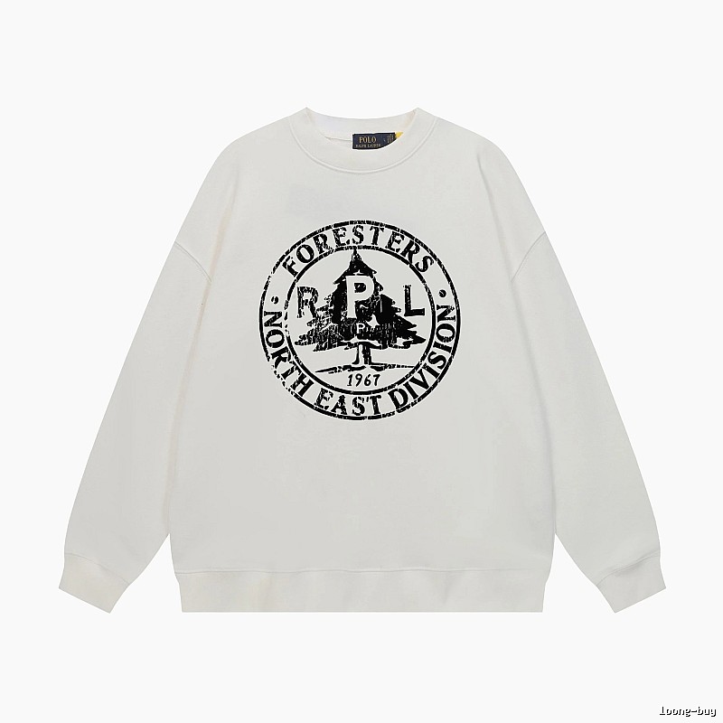 Ralph Lauren retro-style white sweatshirt