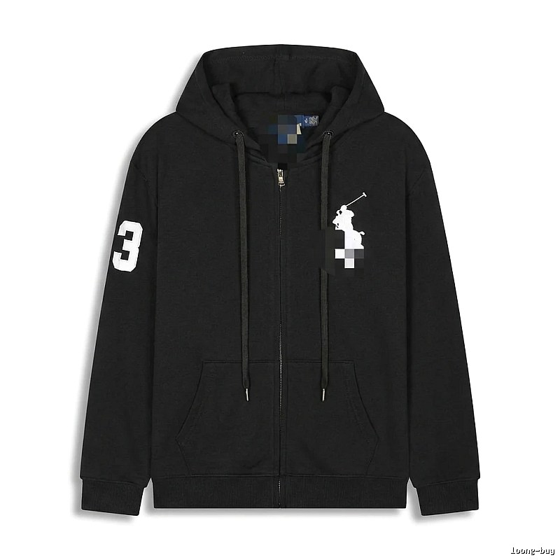 Ralph Lauren sporty black hoodie