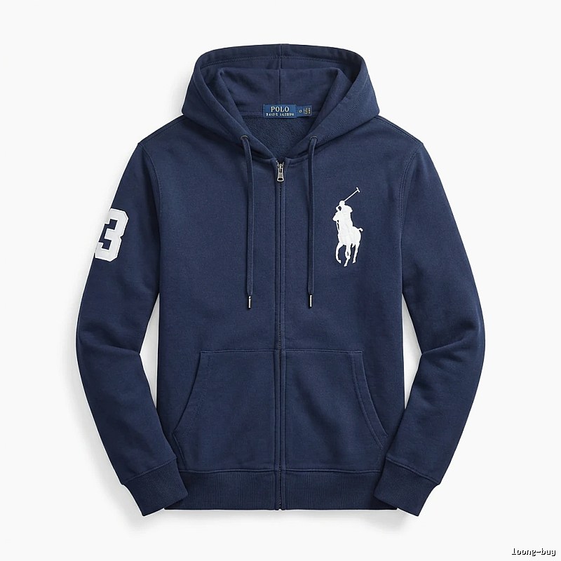 Ralph Lauren sporty dark blue hoodie