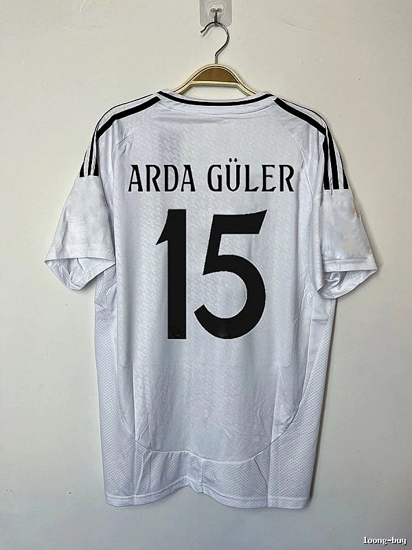 Real Madrid Relaxed Bellingham #5 soccer jersey White Real Madrid with Designer-Inspired Detail