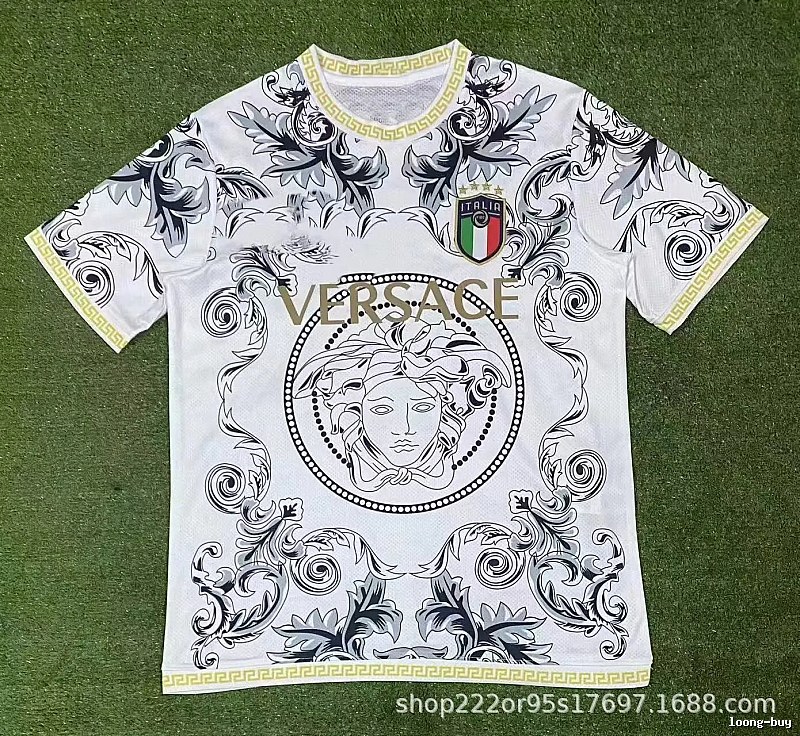 Real Madrid White Dragon Soccer Jersey Visual Accent