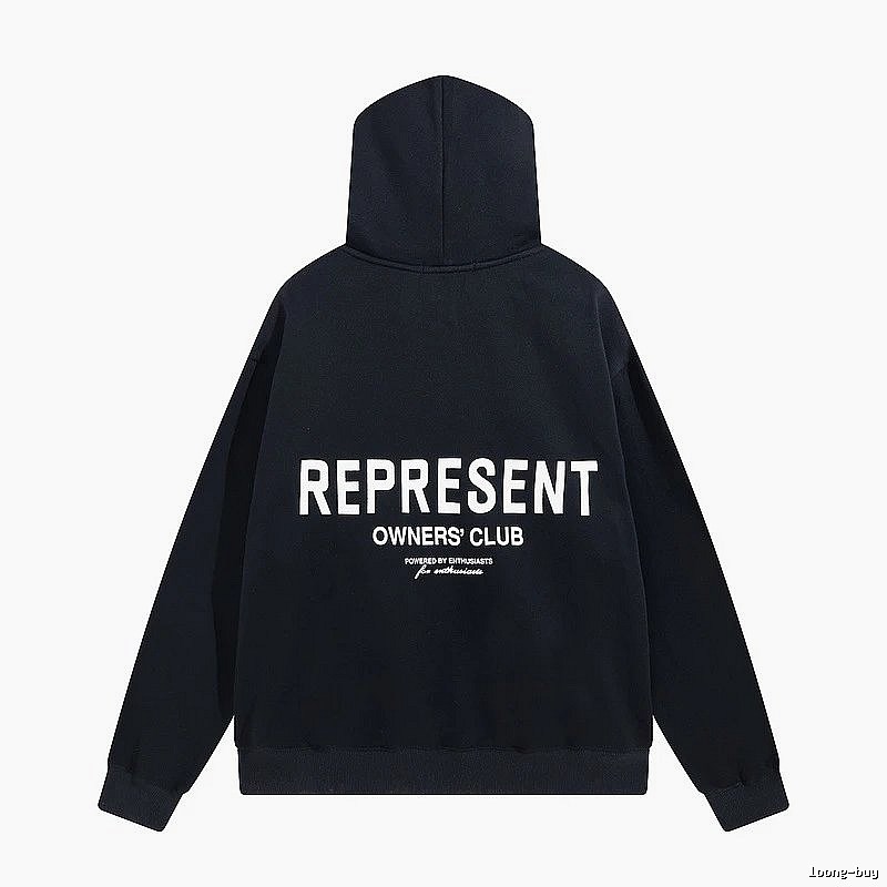 Represent Classic Owners Club hoodie Navy Large Represent for Daily Styling
