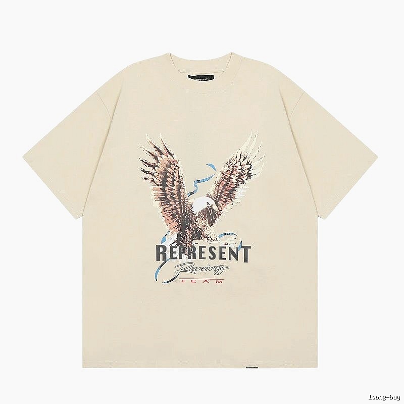 Represent Flying Eagle Vintage Beige T-Shirt