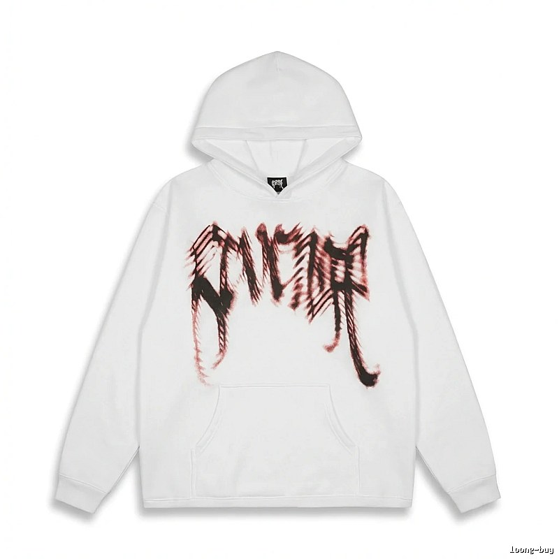 Revenge Gothic Style White Hoodie