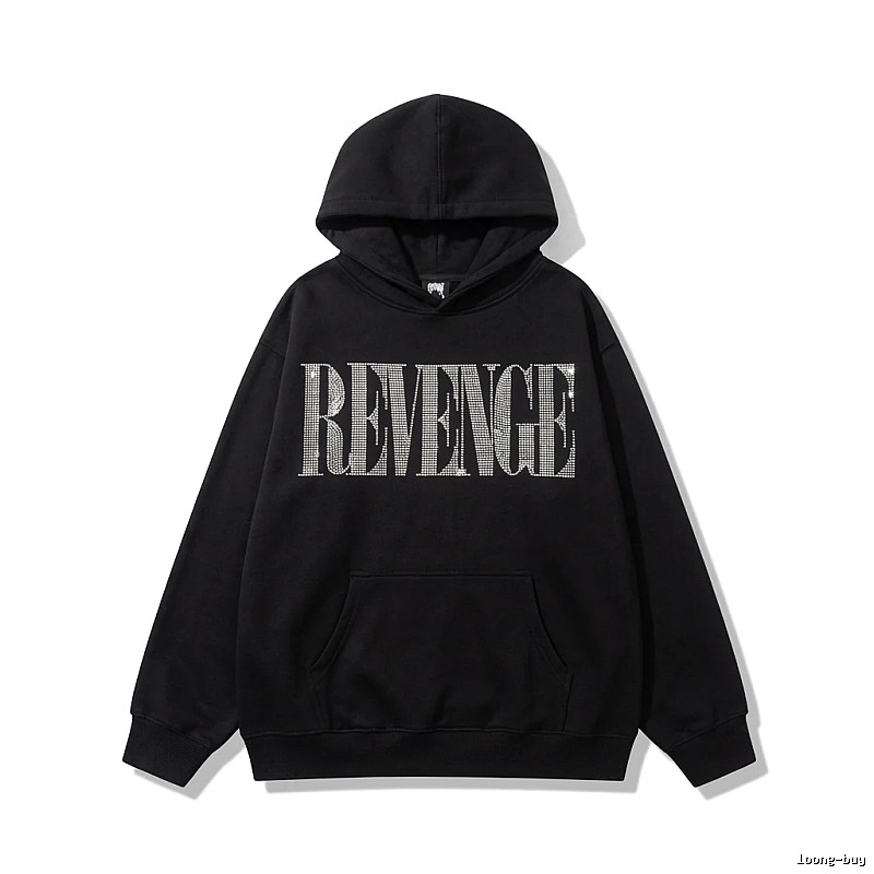 Revenge Letter Wind Black Hoodie