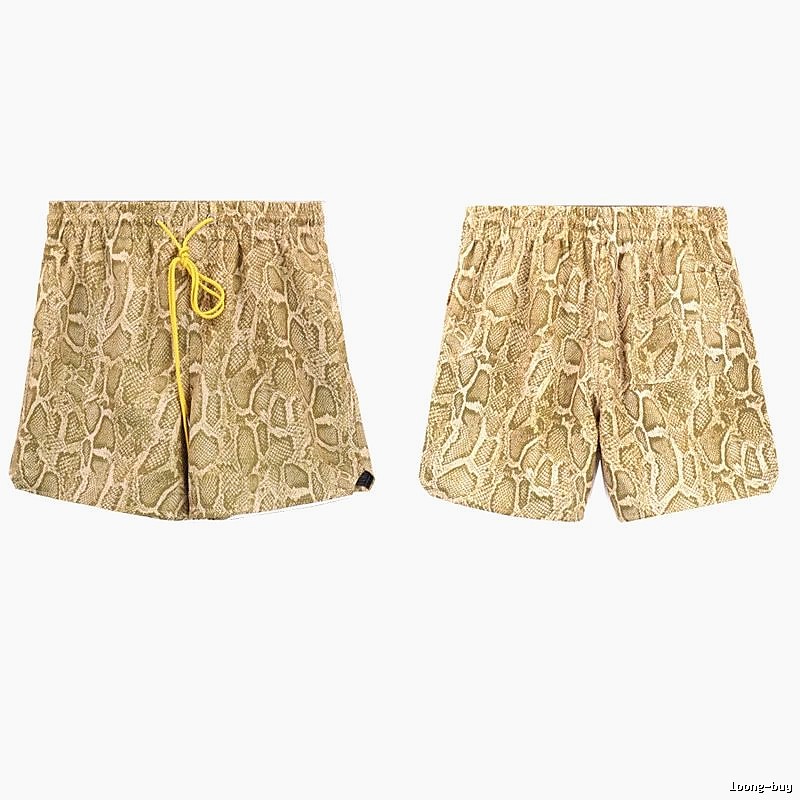 RHUDE Snake Print Casual Shorts