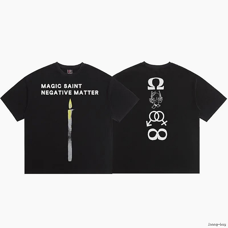 SAINT Magic Collection Street Style Black T-Shirt