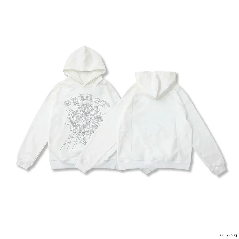 Sp5der Spider Series White Streetwear Sweatshirt