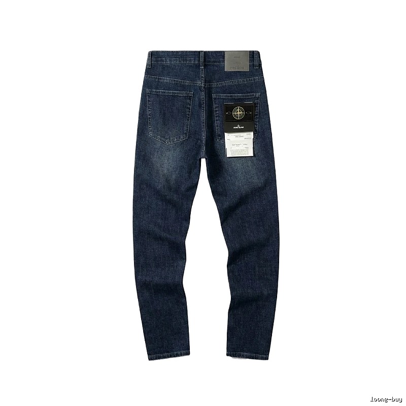 Stone Island classic denim long trousers