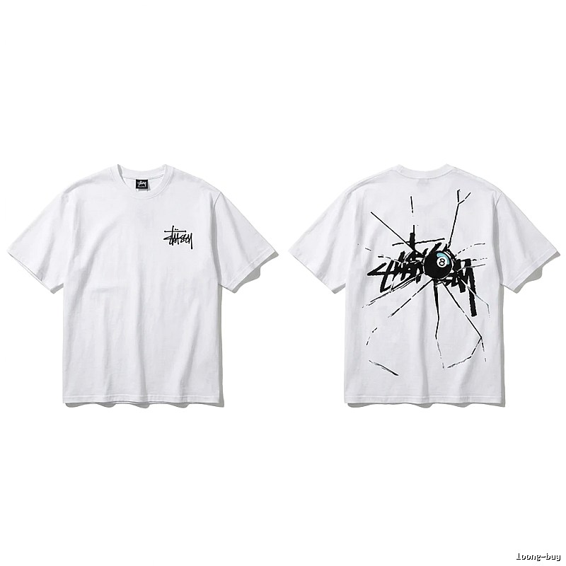 Stussy 8 Ball Style White T-shirt
