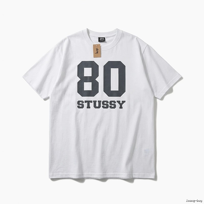 Stussy 80 Series Simple White T-shirt