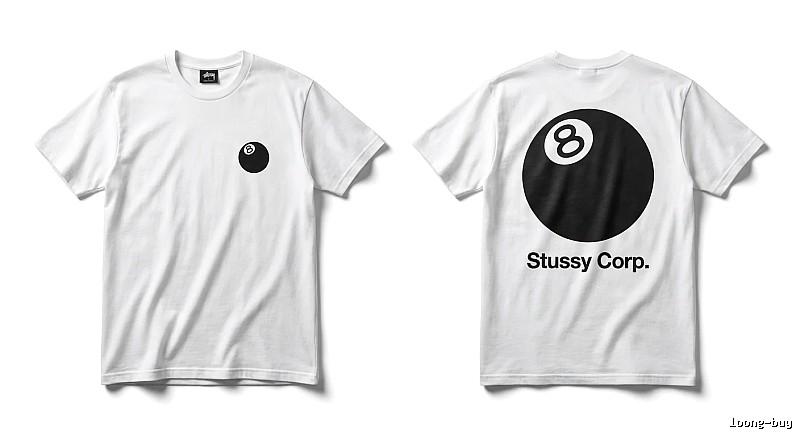Stussy Billiards Series White T-shirt