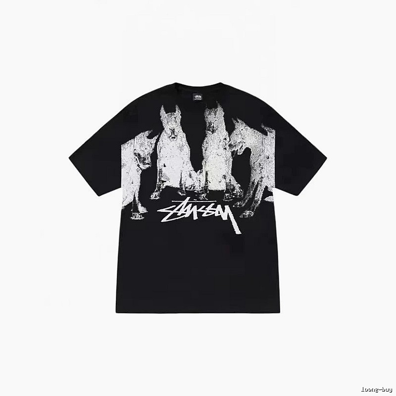 Stussy Classic Graphic T-shirt Black White Stussy for Daily Styling