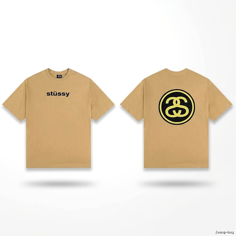 Stussy classic khaki short-sleeve