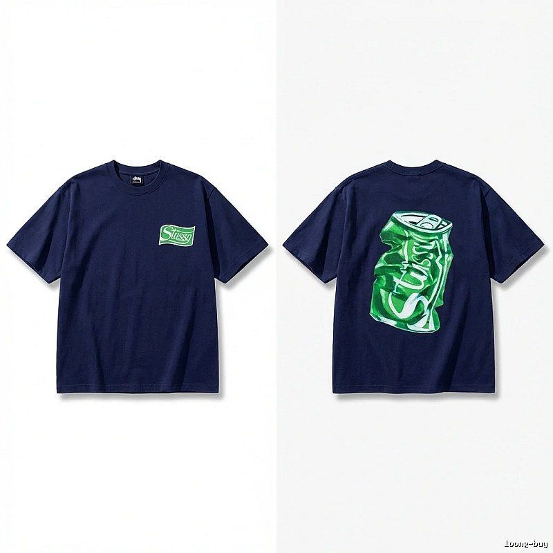Stussy Cola Print Short-Sleeve T-Shirt
