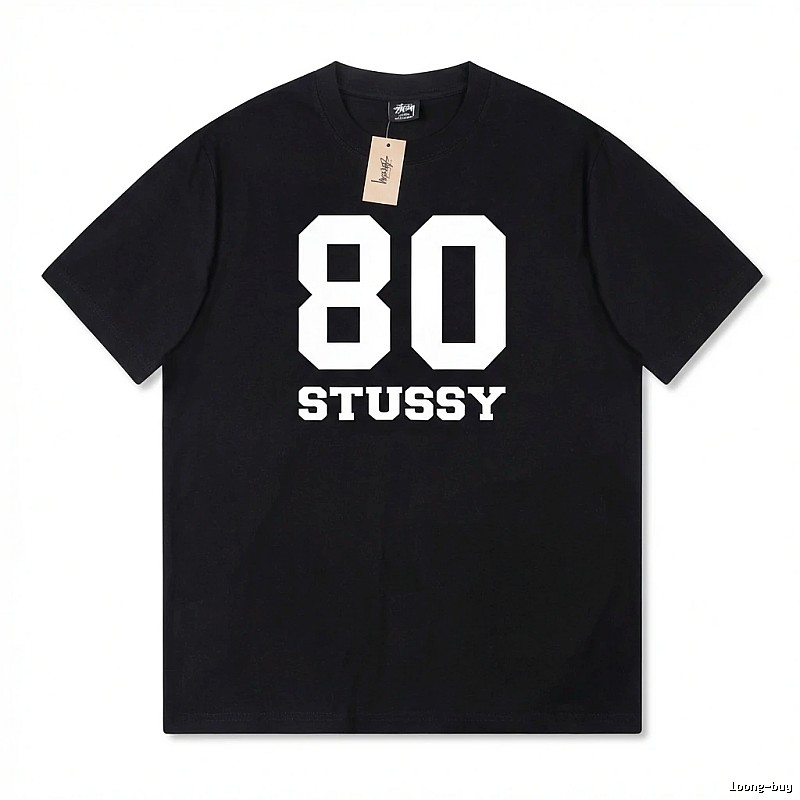 Stussy digital style black T-shirt