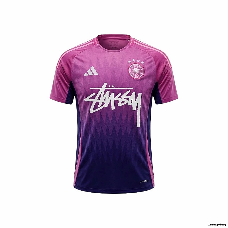 Stussy Gradient Style Pink-Purple T-shirt