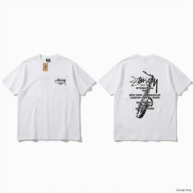Stussy International Series Simple White T-shirt