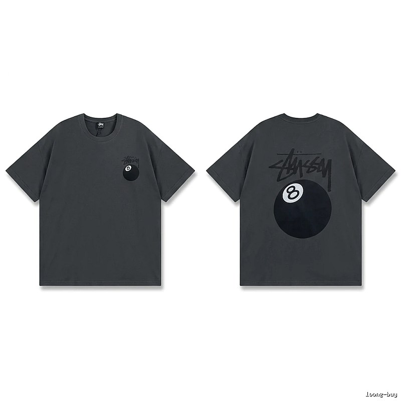 Stussy No.8 Retro Black T-shirt