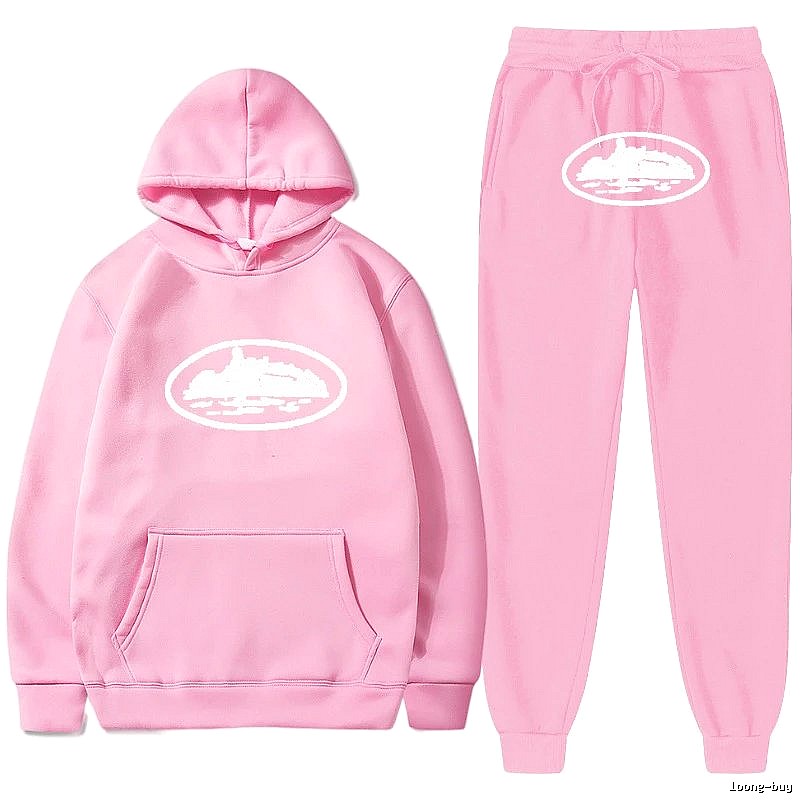 Stussy Pink Red Tracksuit Set Statement Graphic Logo