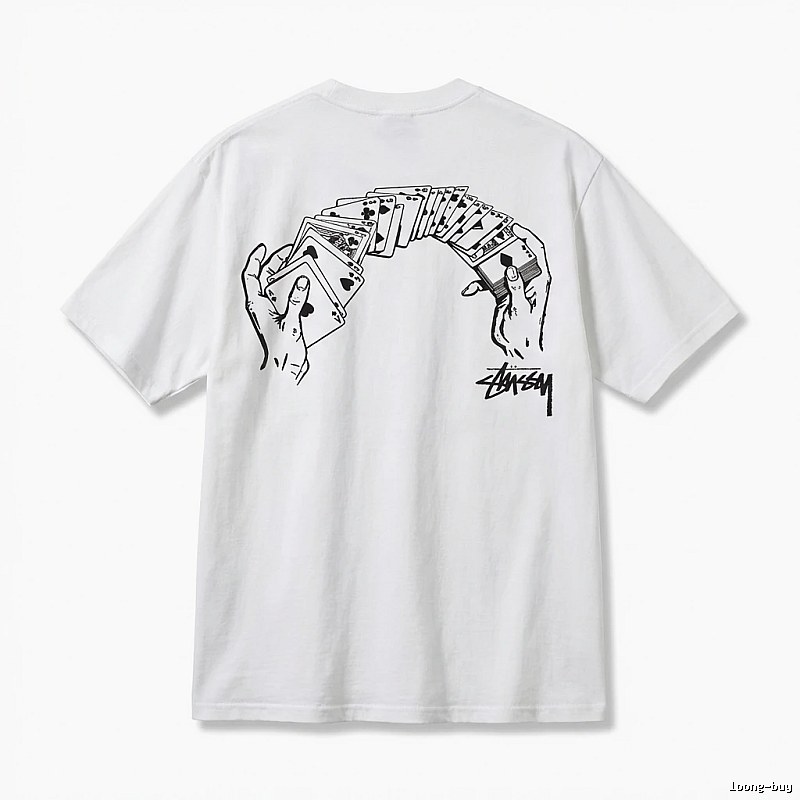 Stussy Poker Print Style T-shirt