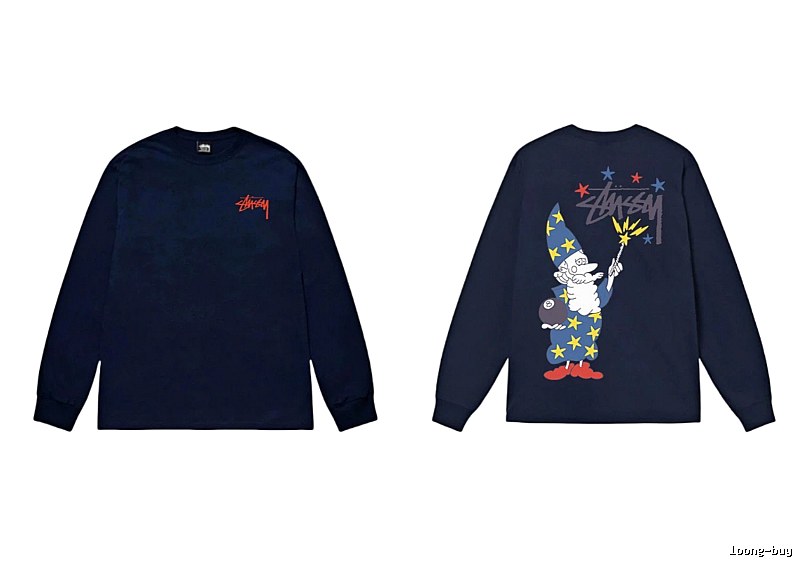 Stussy Wizard Series Dark Style Long-sleeve