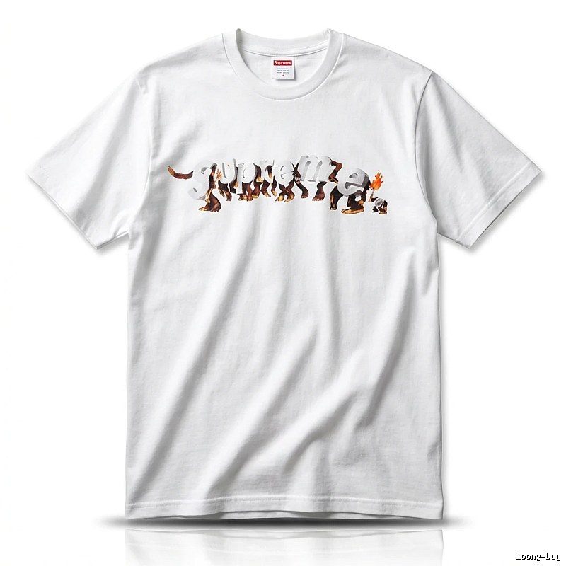 Supreme Animal Print White T-shirt