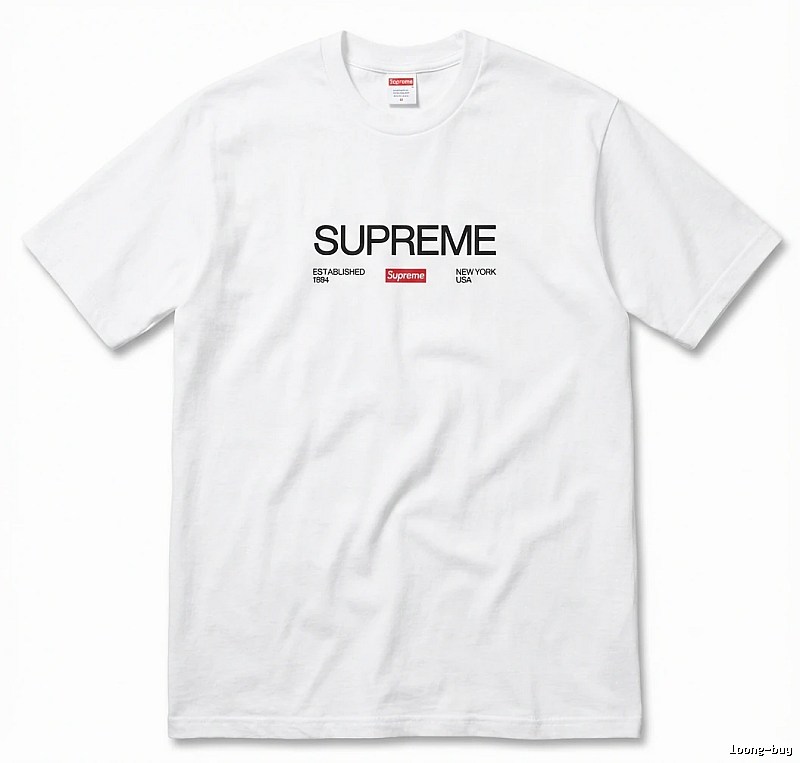 Supreme basic simple white T-shirt