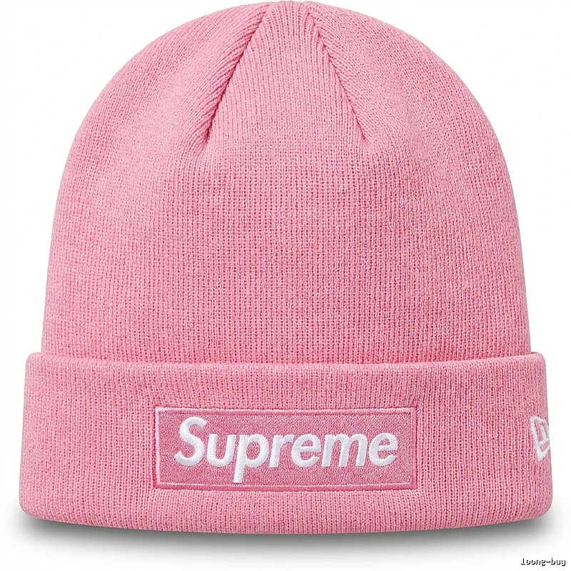 Supreme basic style pink cold hat