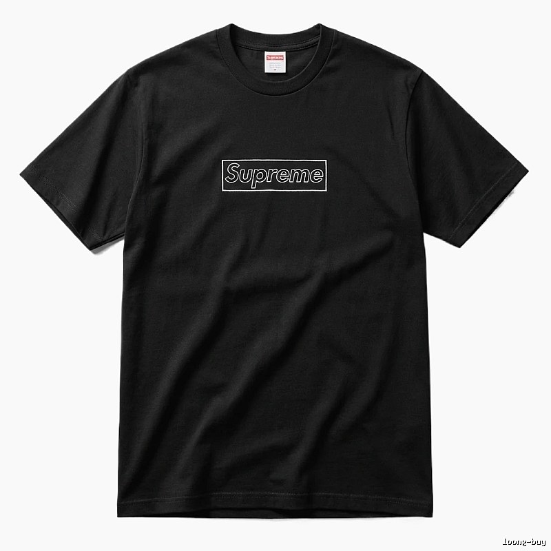 Supreme Basic Style Simple Black T-shirt
