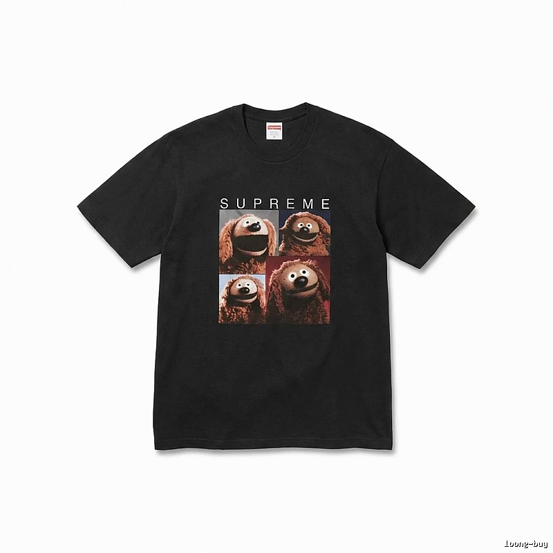 Supreme Cartoon Fun Black T-shirt