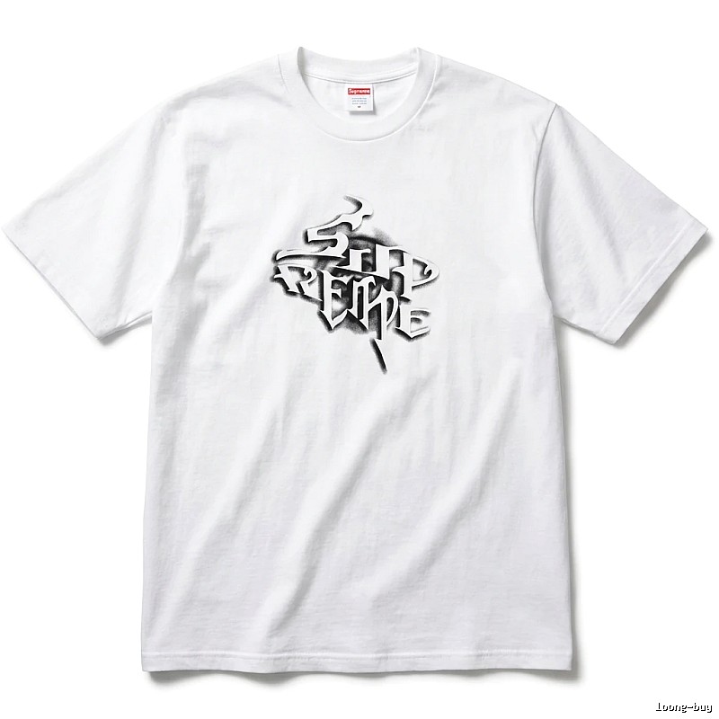 Supreme Gothic Style White T-shirt