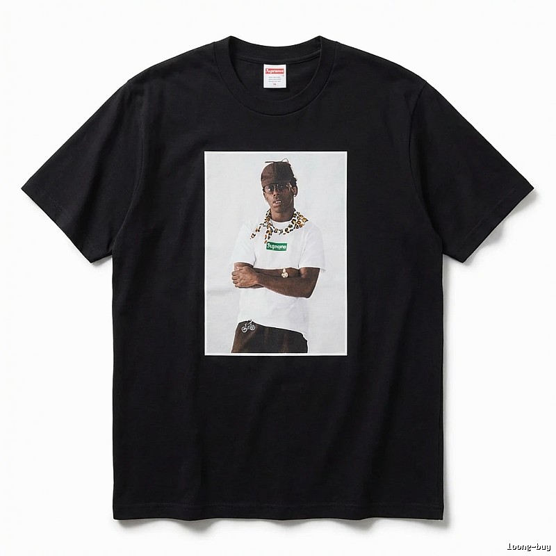 Supreme Portrait Style Black T-shirt