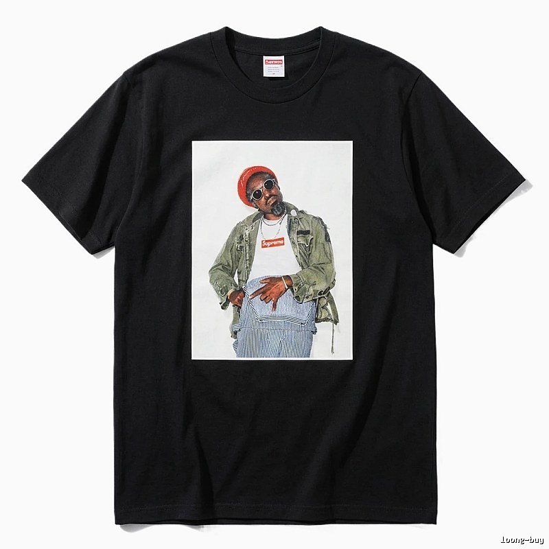 Supreme Portrait Style Black T-shirt