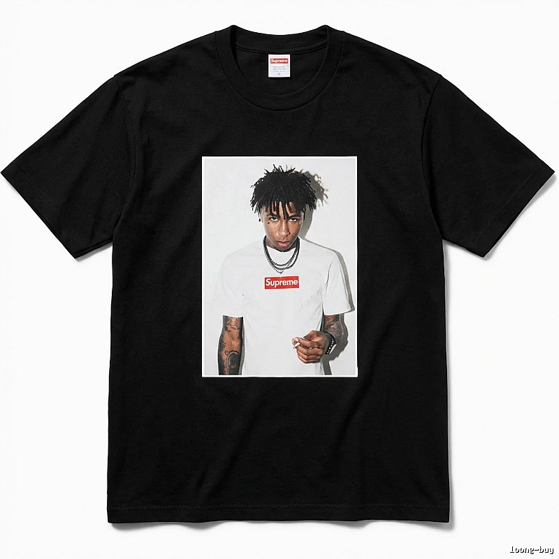 Supreme Portrait Style Black T-shirt