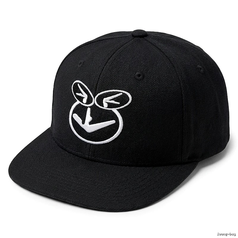 Supreme Smiley Face Trendy Brand Black Hat