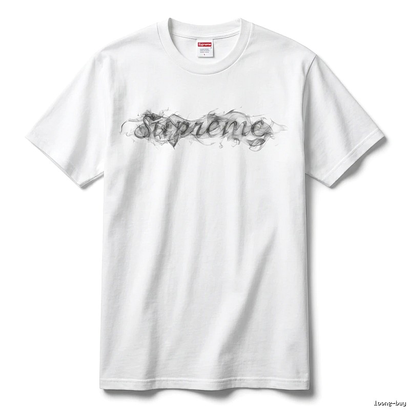 Supreme Smoke Style White T-shirt