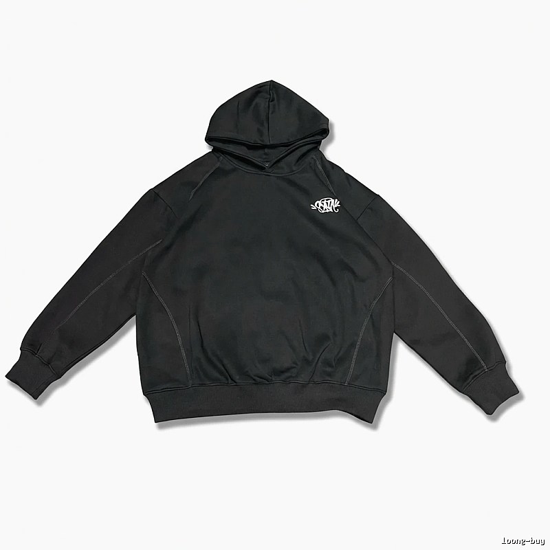 SynaWorld Trendy Cool Black Hoodie