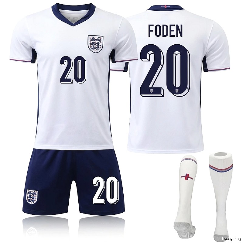 The England Foden No. 20 football jersey.