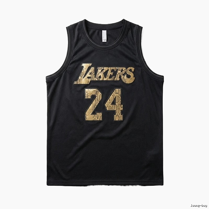 The No. 24 black vest of the Los Angeles Lakers