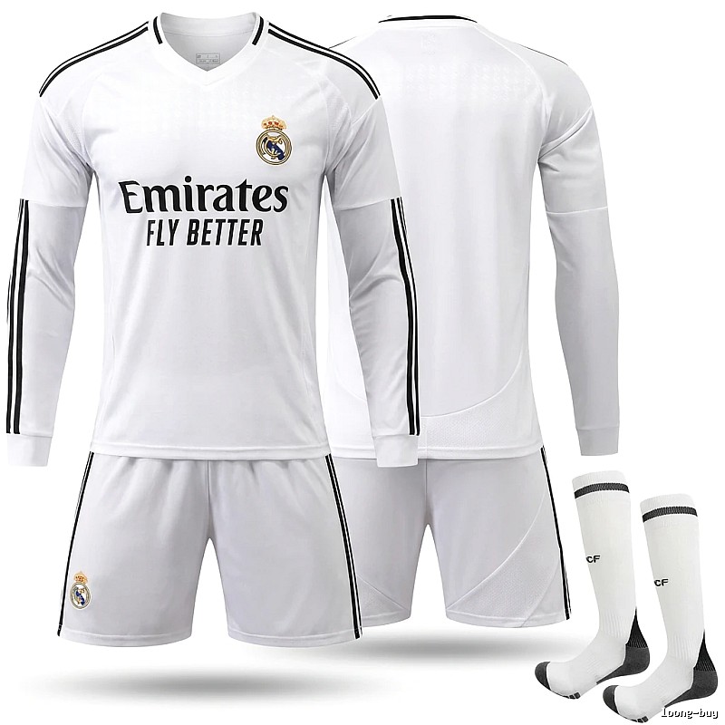 The white sporty jersey of Real Madrid.
