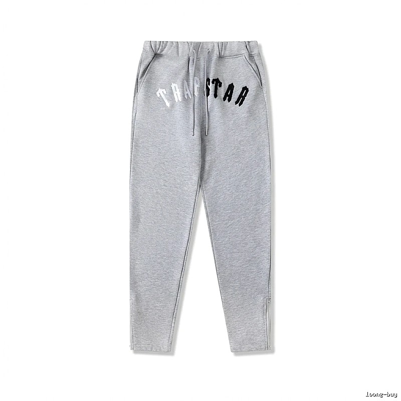 Trapstar Letter Style Grey Sweatpants