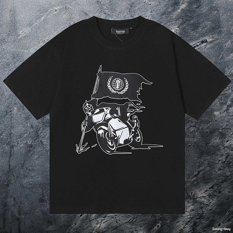 Trapstar Premium Style Keys graphic T-shirt Black White Key for Resort Outfits