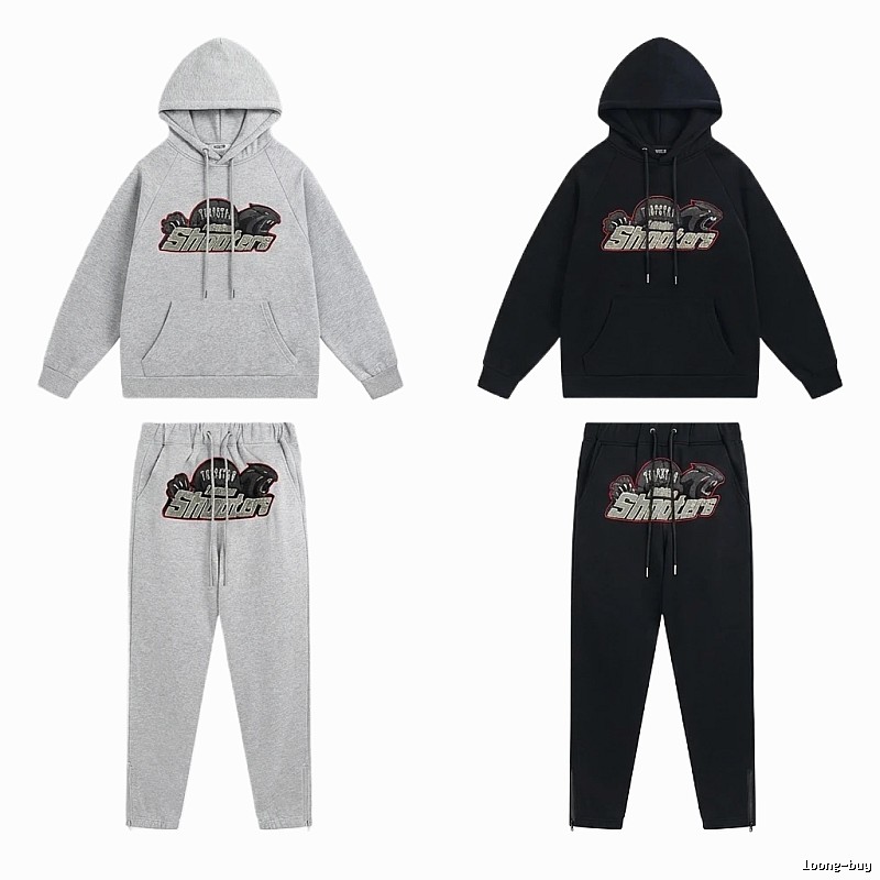 Trapstar sporty grey/black suit set