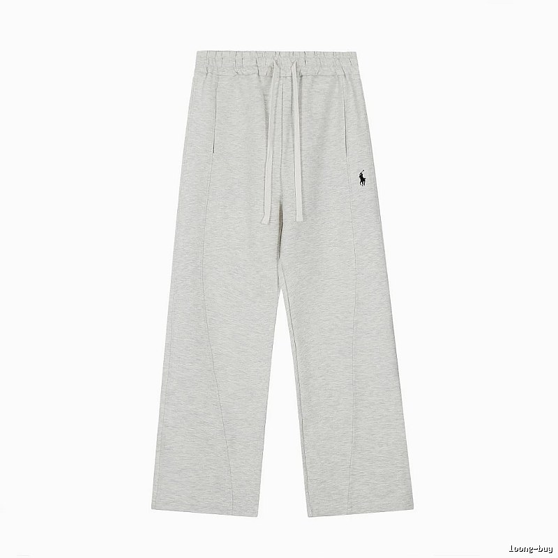 Travel RalphLauren Wide-Leg Sweatpants with small pony mark and relaxed drawstring waist