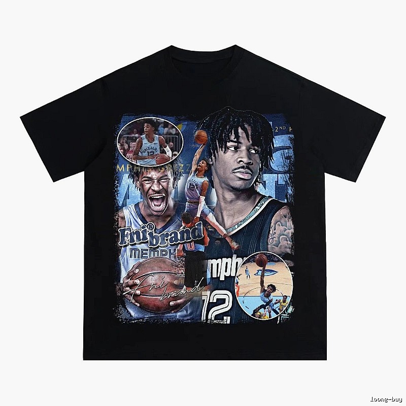 Tupac Casual Portrait graphic T-shirt Black Tupac Collage for Streetwear Looks