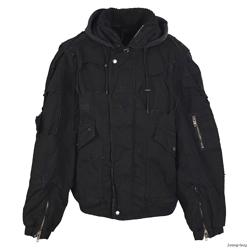 Utility Puffer Jacket - Cropped Hooded Shape With Layered Cargo Pockets Travel Edit