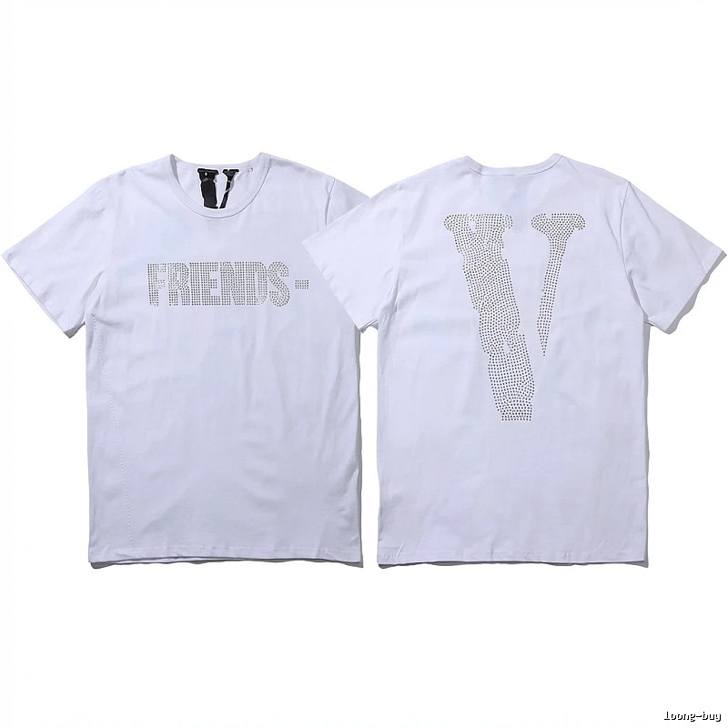Vlone Friends Series Simple White T-shirt